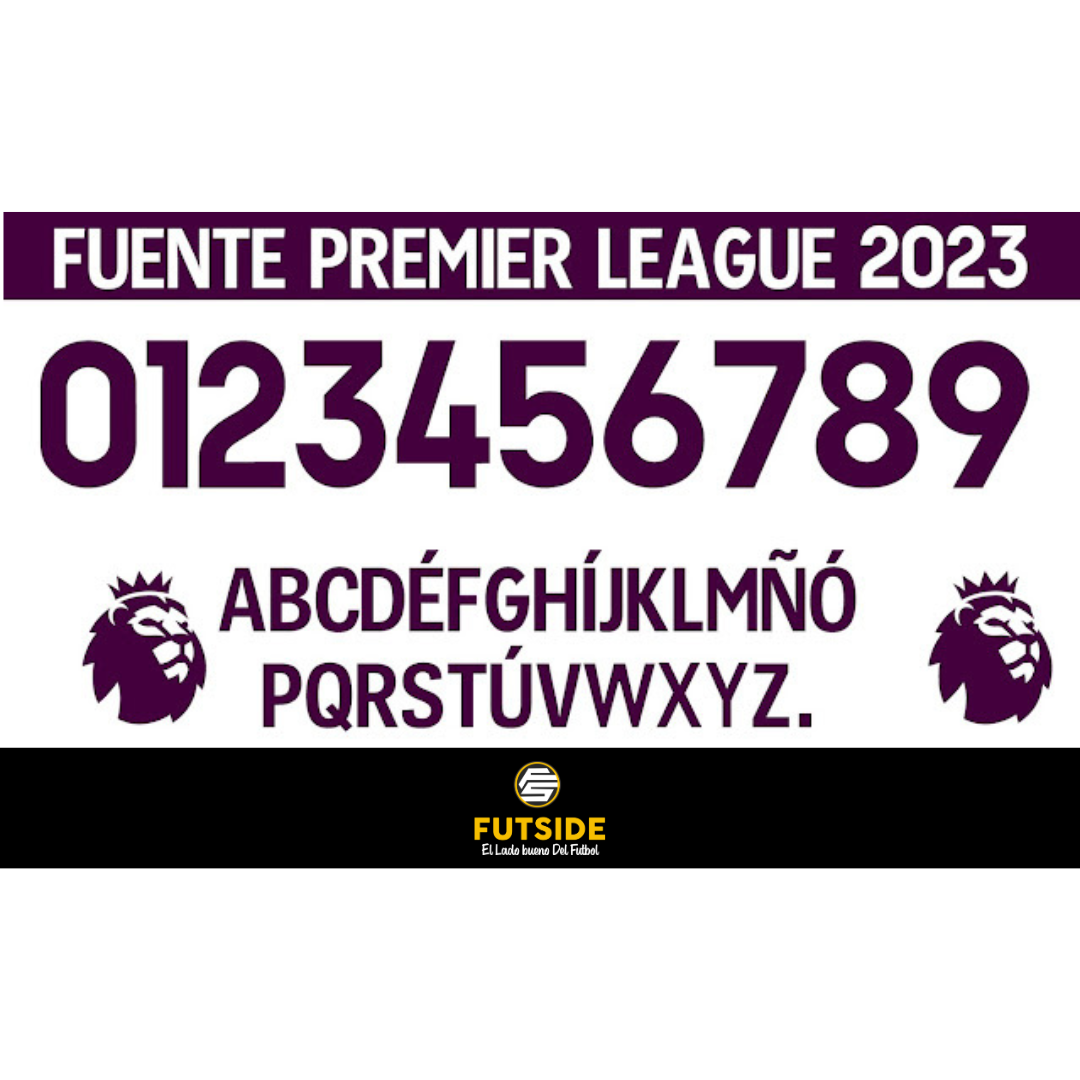 TIPOGRAFIA  PREMIER LEAGUE  23-24