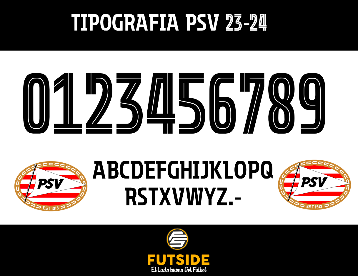 TIPOGRAFIA PSV 23-24