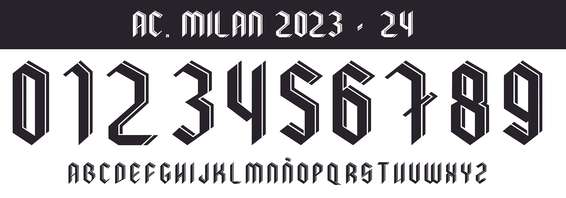 TIPOGRAFIA AC MILAN  2024-25