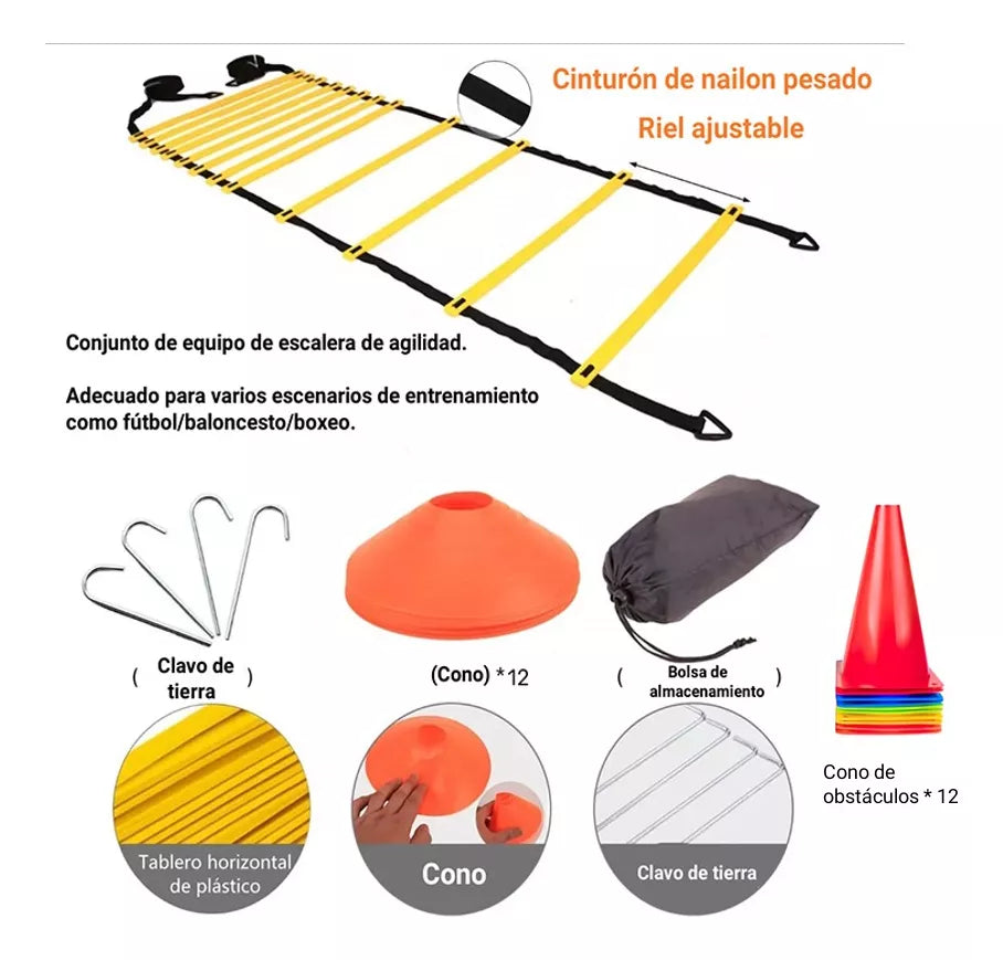 KIT PARA ENTRENAMIENTOS DE 31 PCS