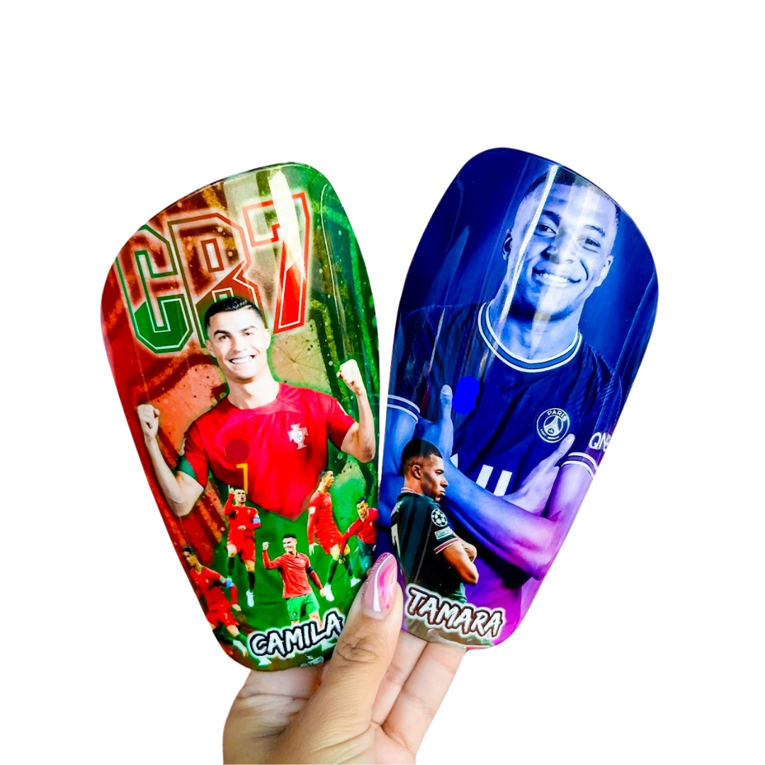 ESPINILLERAS PERSONALIZADAS PARA FUTBOL