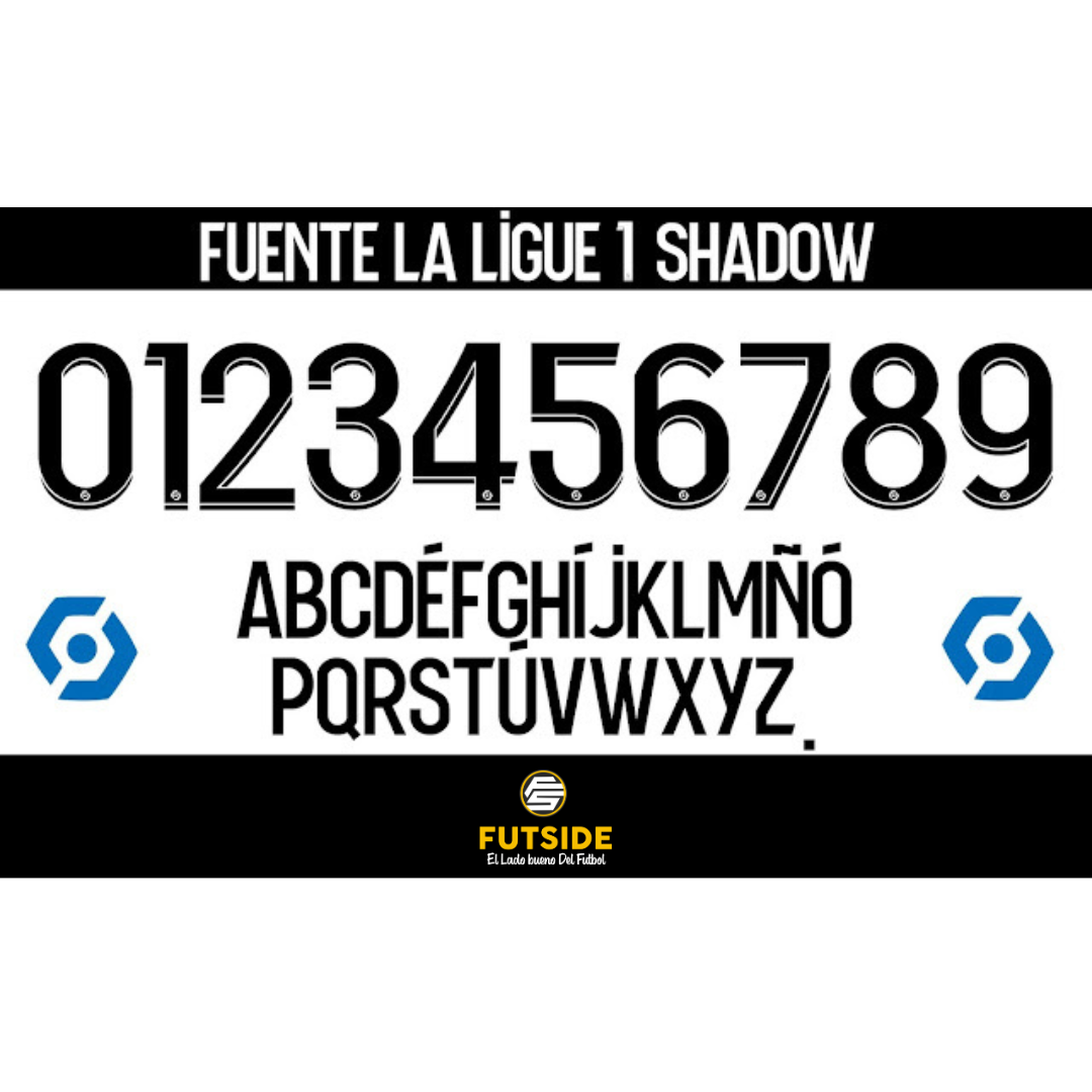TIPOGRAFIA LA LIGUE 1 DE FRANCIA 23-24