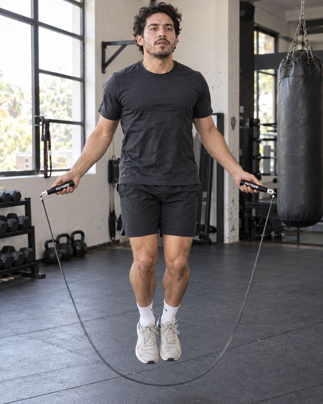 Cuerda Para Saltar Box Crossfit Gym Ajustable Cable De Acero