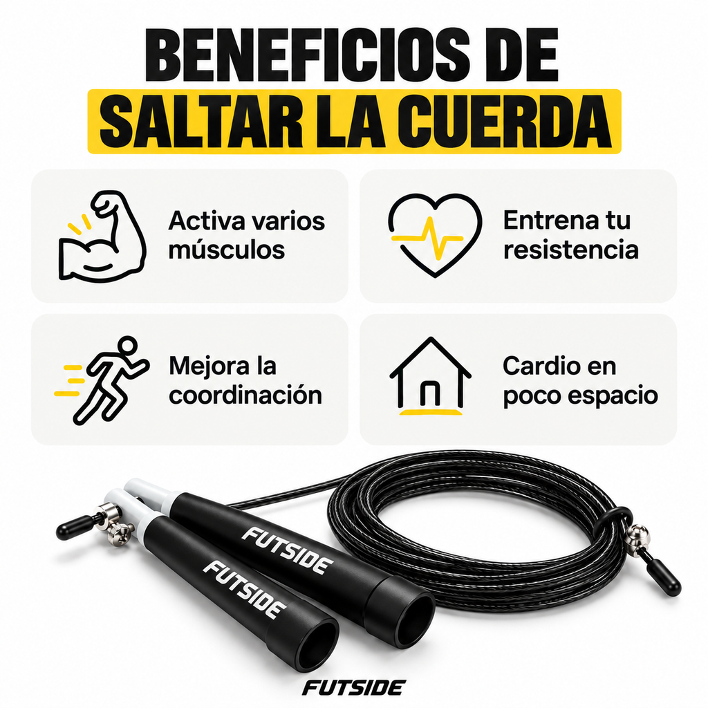 Cuerda Para Saltar Box Crossfit Gym Ajustable Cable De Acero