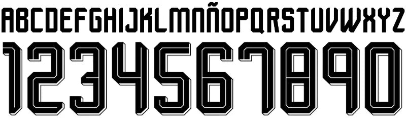 TIPOGRAFIA SELECCION MEXICANA VISITANTE MUNDIAL 2026