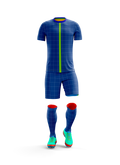 MOCKUP DE UNIFORME COMPLETO DE FUTBOL CUELLO REDONDO
