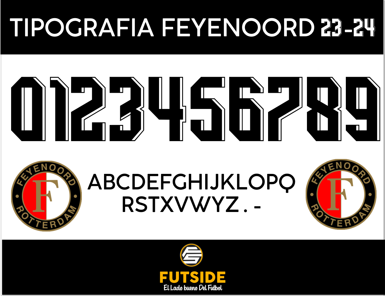 TIPOGRAFIA FEYENOORD 23-24