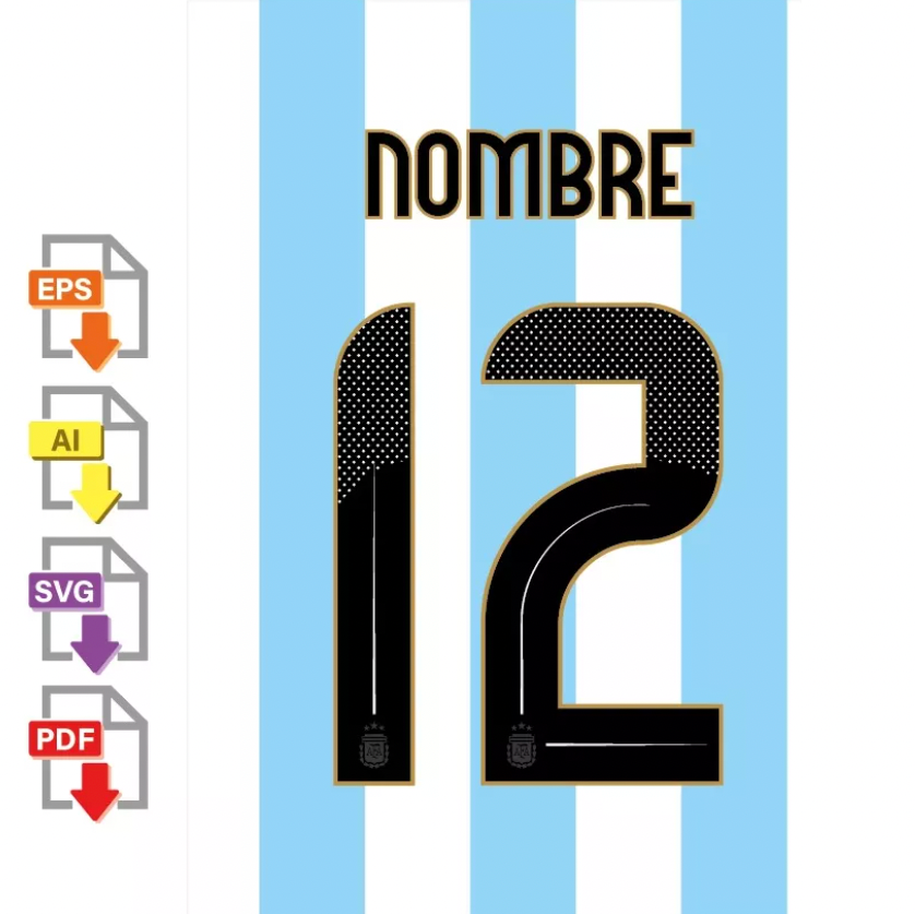 TIPOGRAFIA ARGENTINA COPA AMERICA 2024