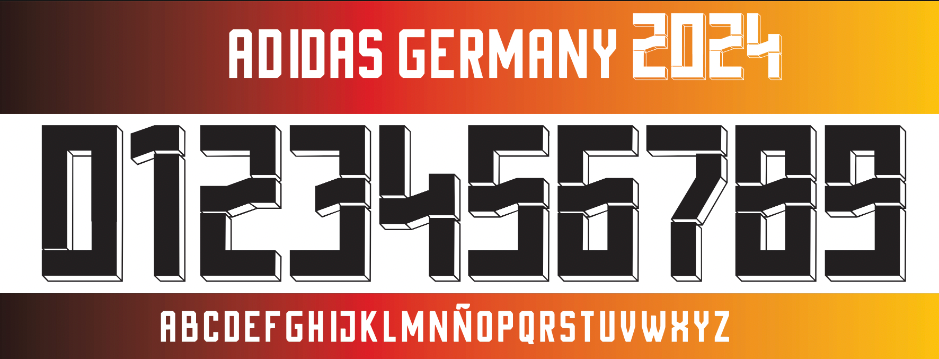 TIPOGRAFIA ALEMANIA EUROCOPA 2024