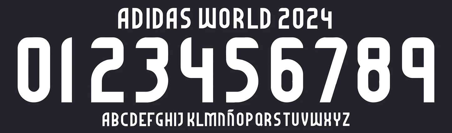 TIPOGRAFIA ADIDAS 2024 Futside
