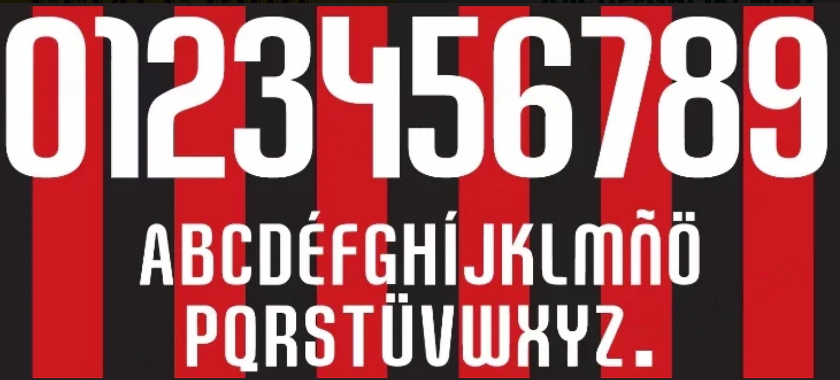 TIPOGRAFIA AC MILAN  2024-25