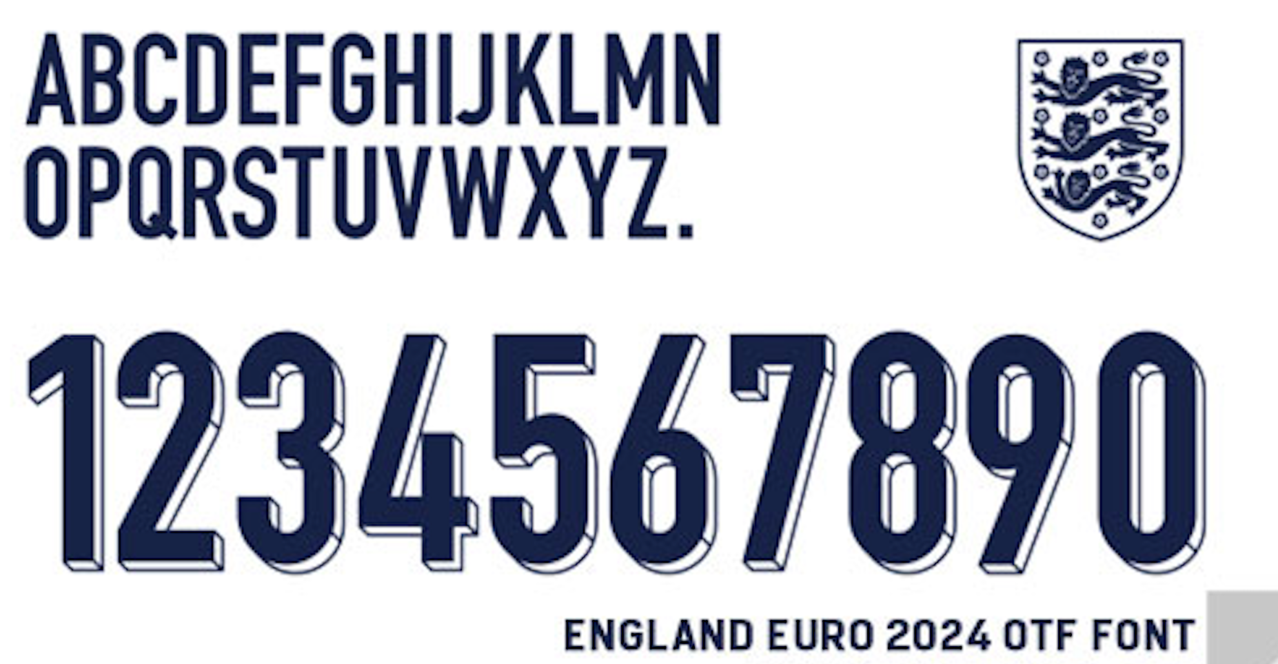 TIPOGRAFIA INGLATERRA 2024 EURO