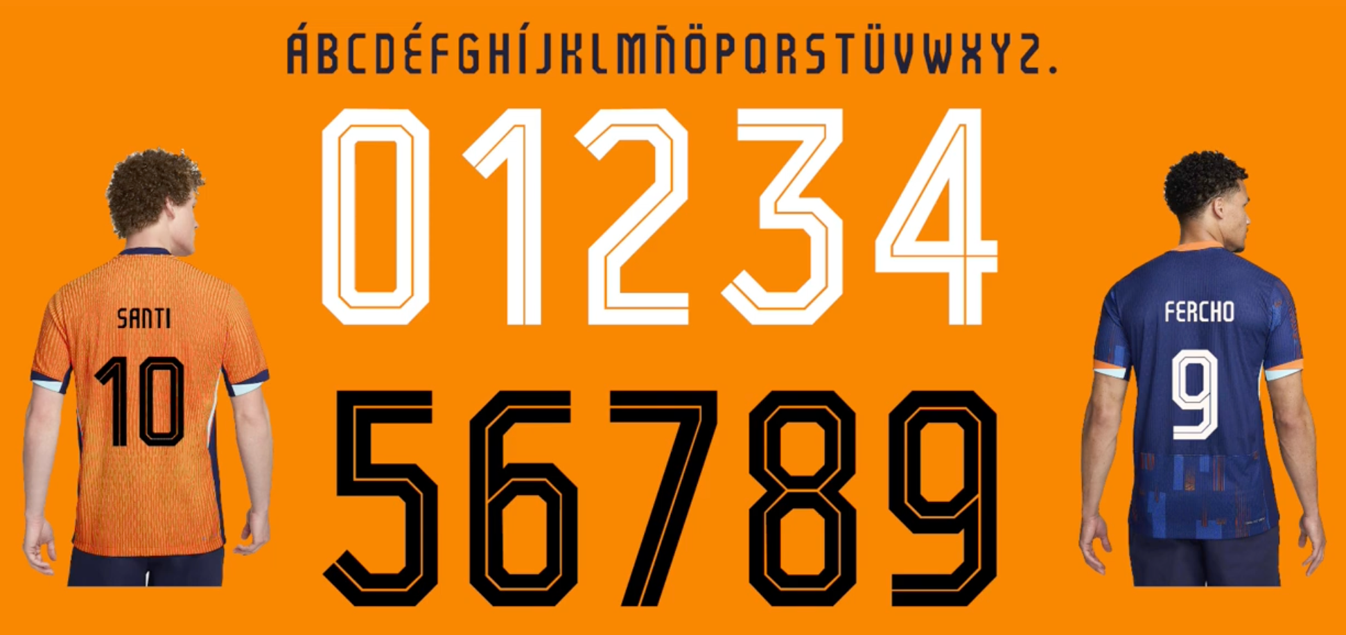TIPOGRAFIA HOLANDA PAISES BAJOS EURO 24-25