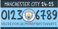 TIPOGRAFIA MANCHESTER CITY 24-25 CHAMPIONS LEAGUE