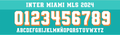 TIPOGRAFIA INTER DE MIAMI 2024-25 MLS