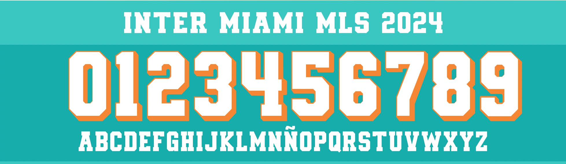 TIPOGRAFIA INTER DE MIAMI 2024-25 MLS