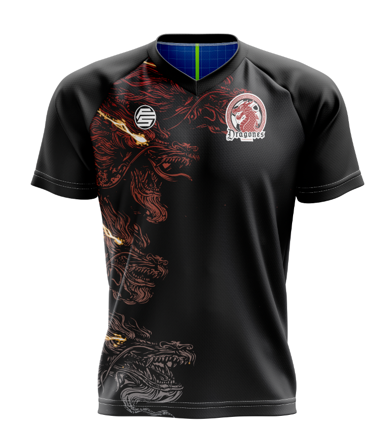 MOCKUP DE JERSEY CUELLO V  CORTE RANGLAN