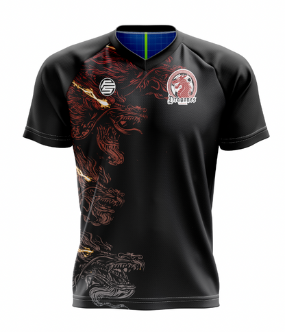 MOCKUP DE JERSEY CUELLO V  CORTE RANGLAN