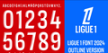 TIPOGRAFIA PSG LIGUE 1 2024-2025