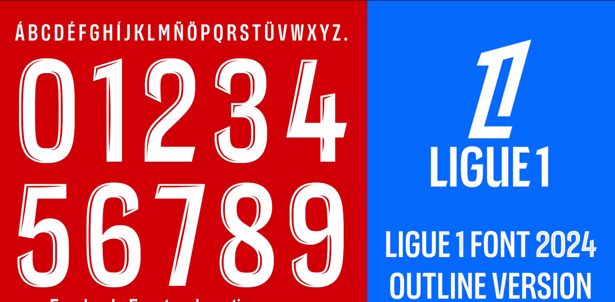 TIPOGRAFIA PSG LIGUE 1 2024-2025