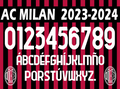 TIPOGRAFIA AC MILAN  SERIE A 24-25