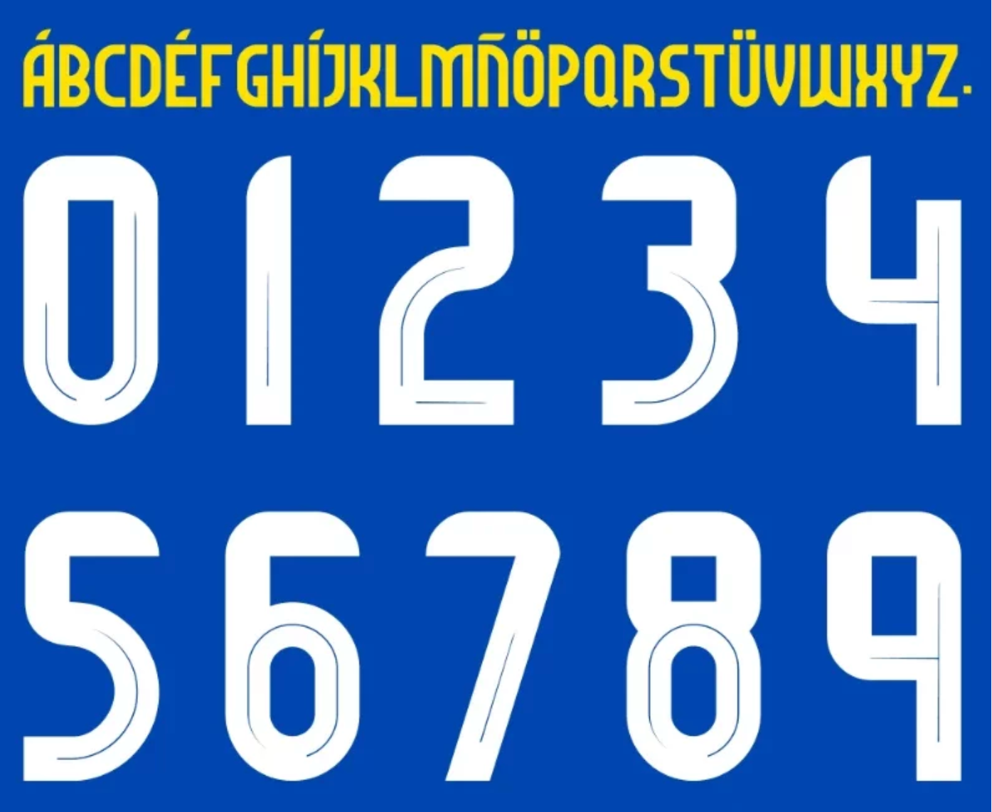 TIPOGRAFIA BOCA JUNIORS 2024-25