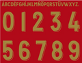 TIPOGRAFIA BAYERN MUNCHEN 125 AÑOS ANIVERASRIO 2025-26