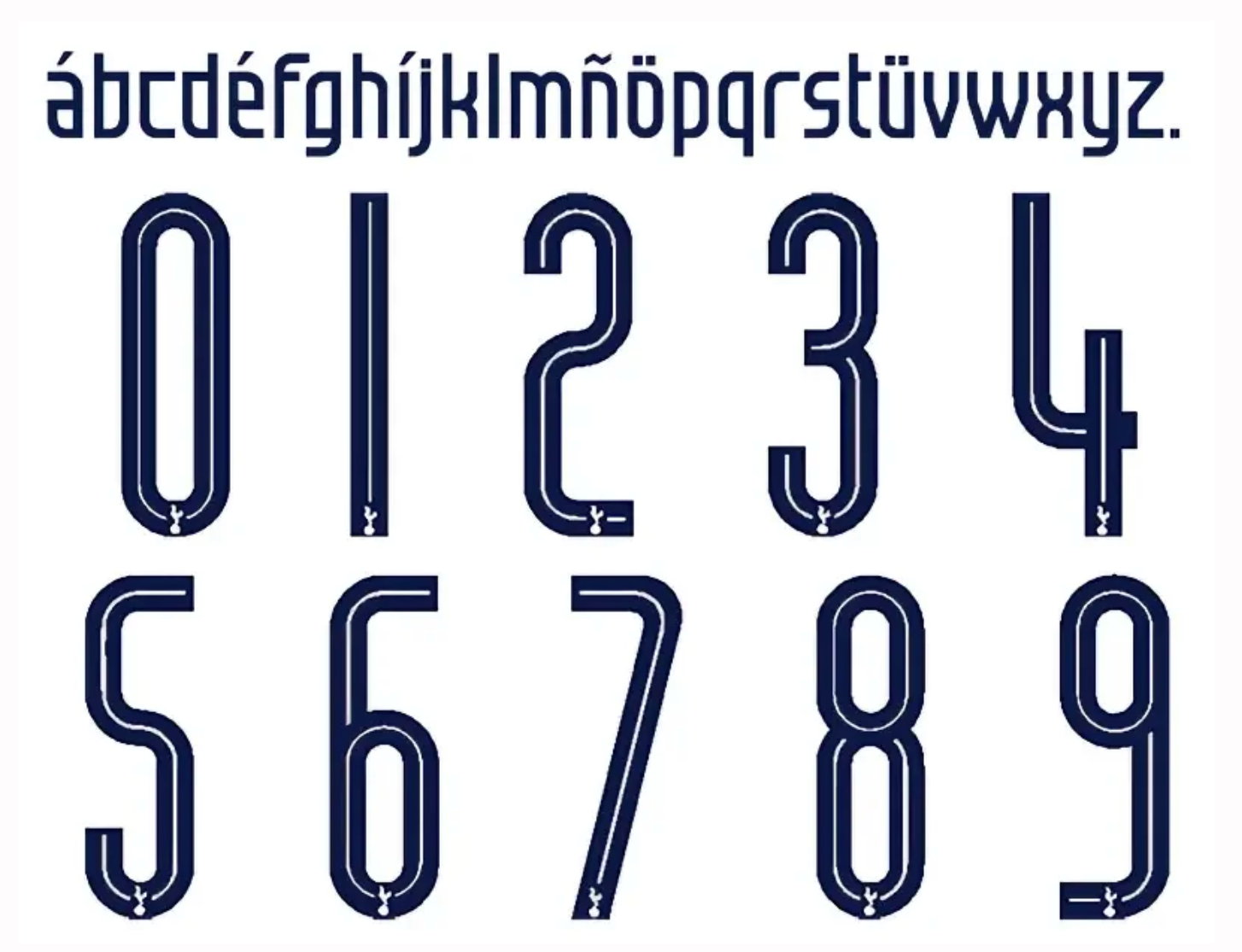 TIPOGRAFIA TOTTENHAM HOTSPUR 2025-2026