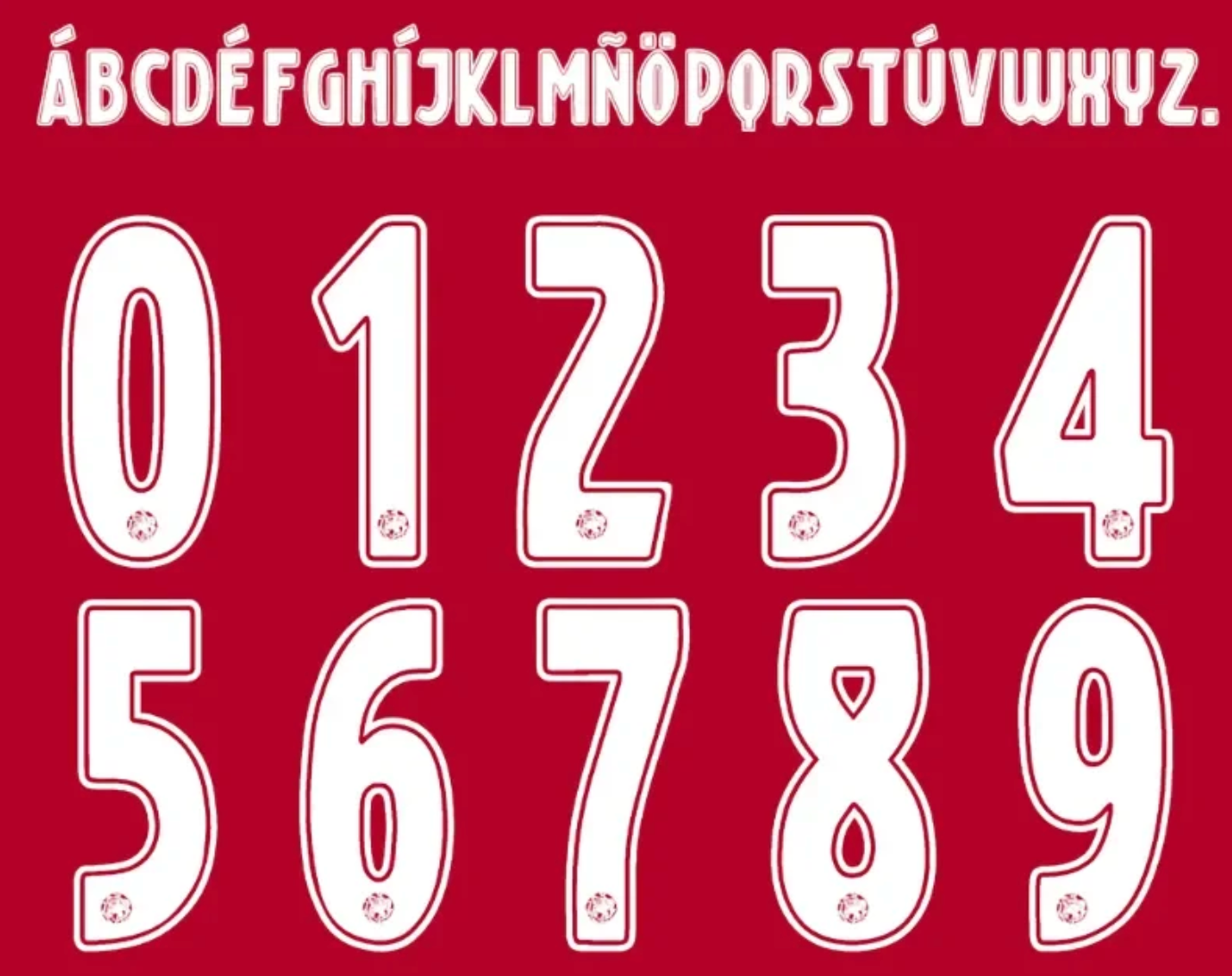 TIPOGRAFIA AJAX FC 25-26