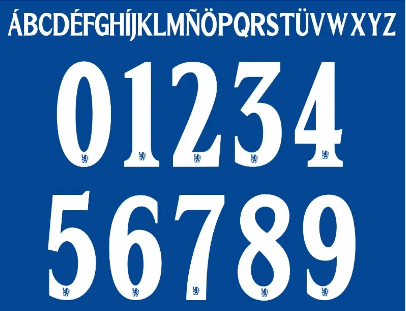 TIPOGRAFIA CHELSEA LOCAL 25-26