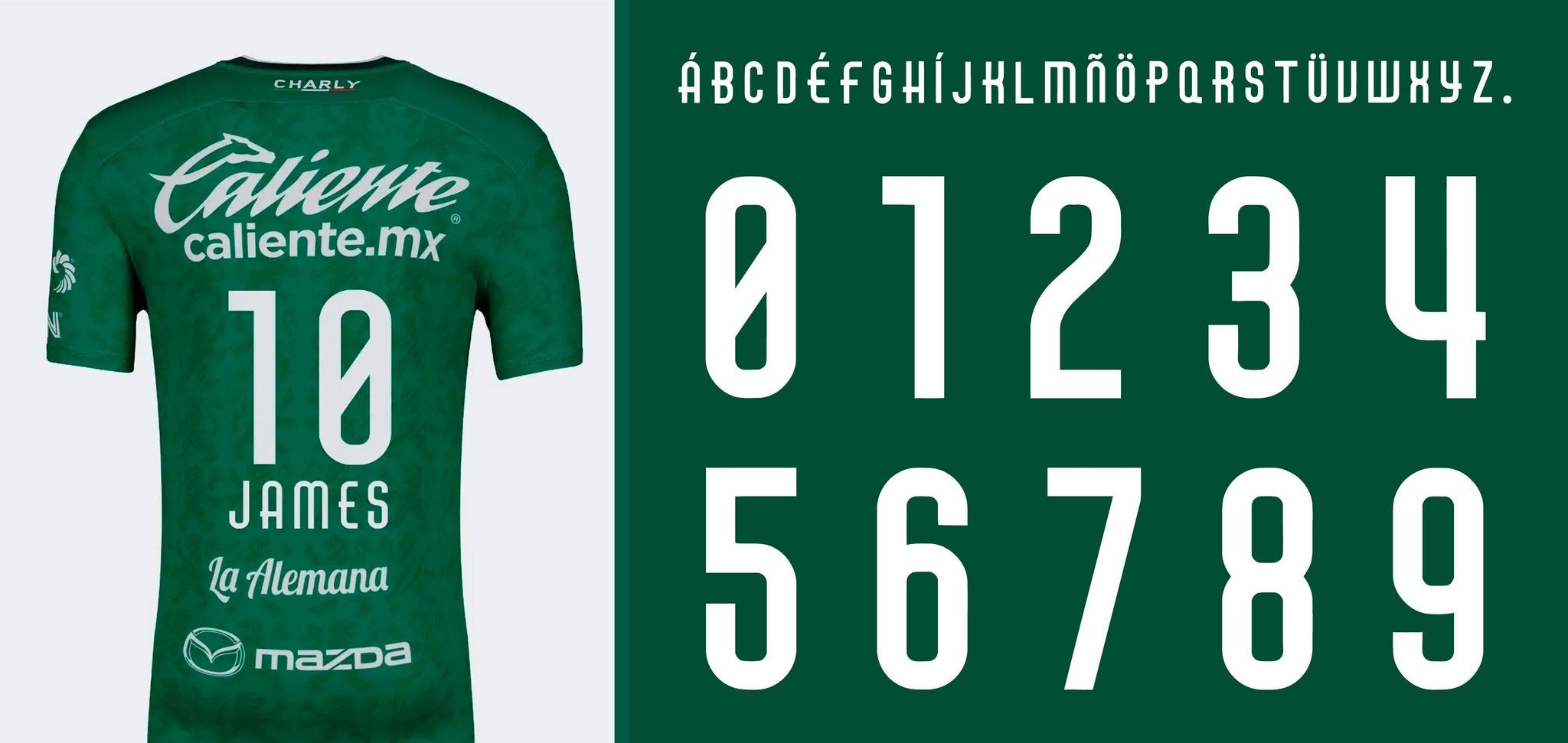 TIPOGRAFIA LEON FC 2024-25 LIGA MX