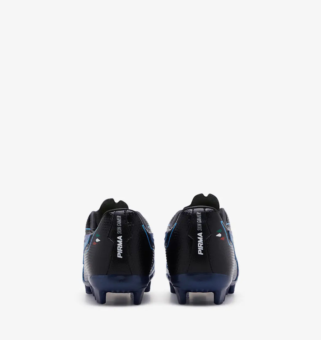TAQUETES PIRMA SKIN GAMER NEGRO-AZUL INF