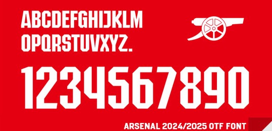 TIPOGRAFIA ARSENAL 24-25